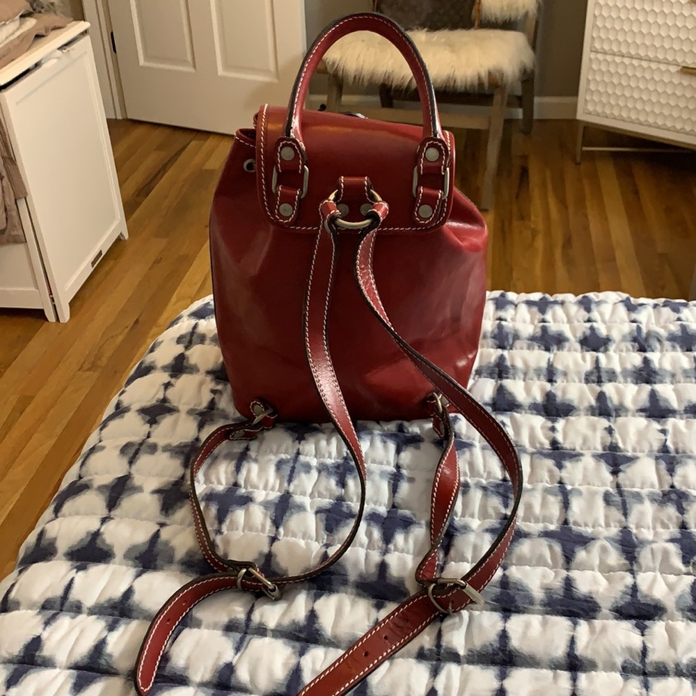 Handmade Italian Leather Backpack - Picture 5 of 14